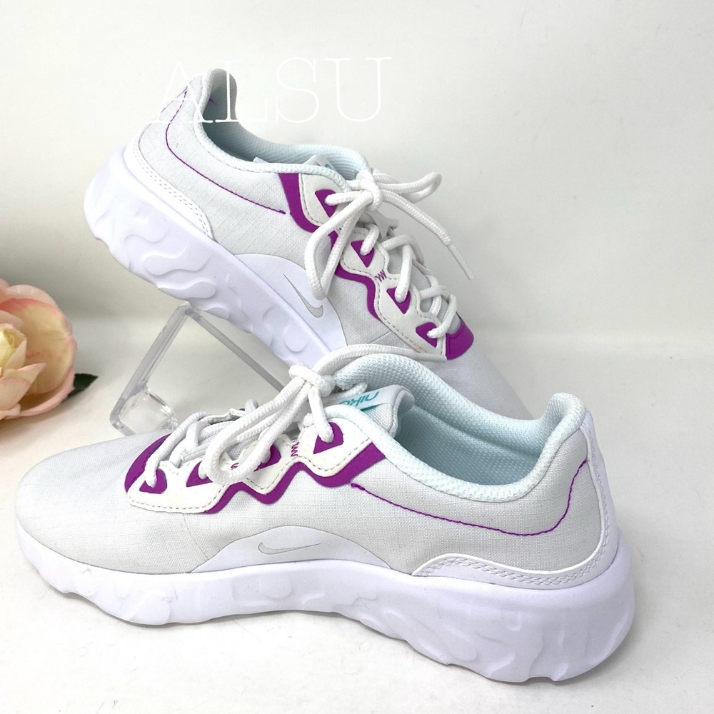 💖MEGA SALE💖Nike Explore Strada White Canvas AUTHENTIC Women's 8.5 CD7091 100 - Picture 2 of 7